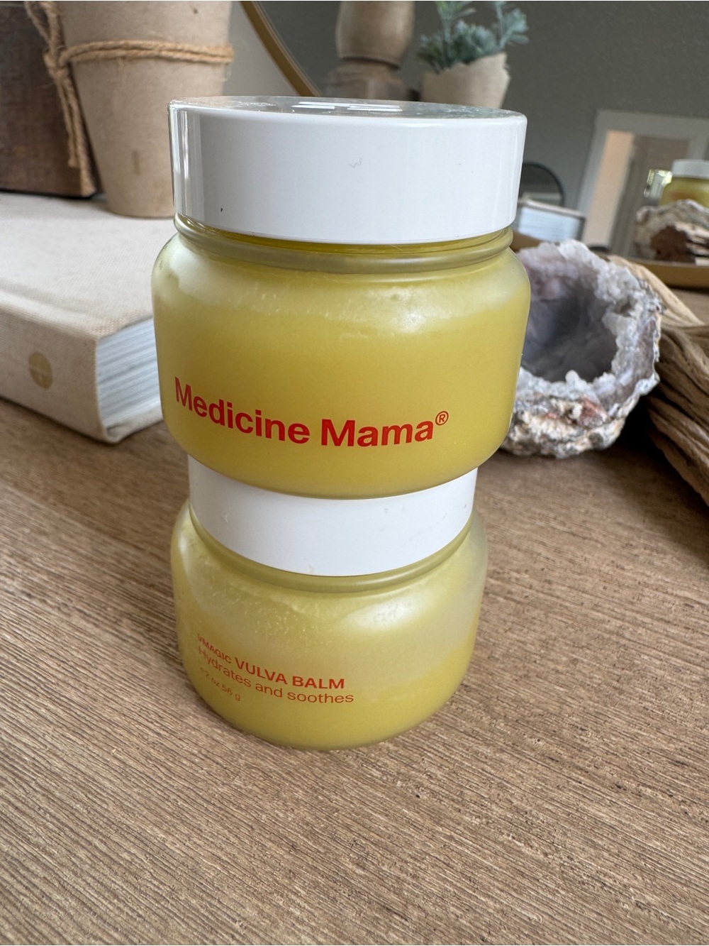 NEW Medicine Mama Vmagic Vulva Balm 2 oz Duo Organic Vulva Moisturizer | 2-Pack - Picture 3 of 3
